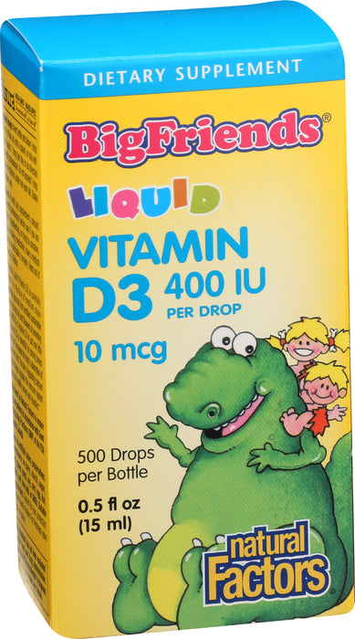 Vitamin D3, 400IU, 0.5floz