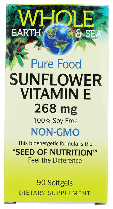 Vitamin E 268mg (400 IU), Sunflower, 90sgel