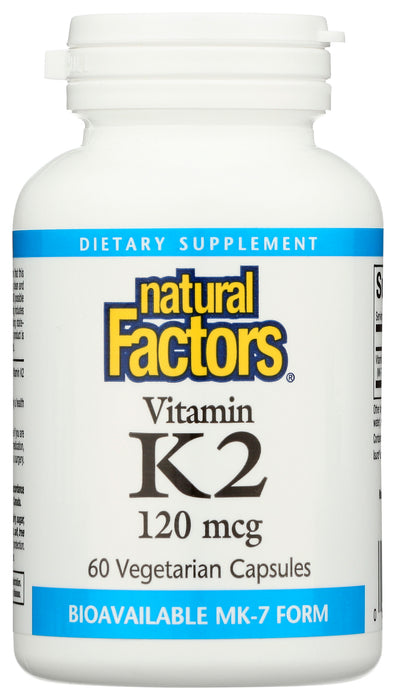 Vitamin K2, 100mcg, 60vcap