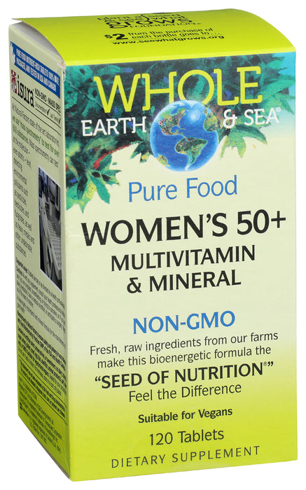 Women's Multi, 50+ Pure Food, 120 tab