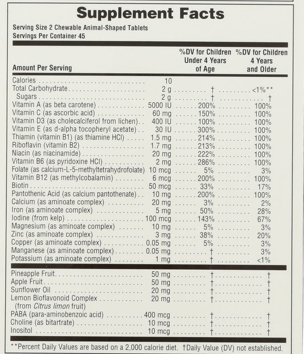 AP Grape Multivitamin, 90 chew