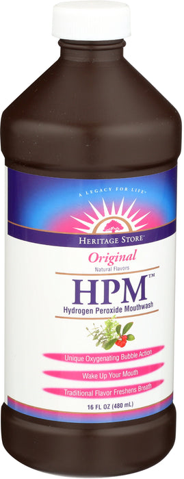 Hydrogen Peroxide Mouthwash, Eucalyptus Mint, 16 fl oz