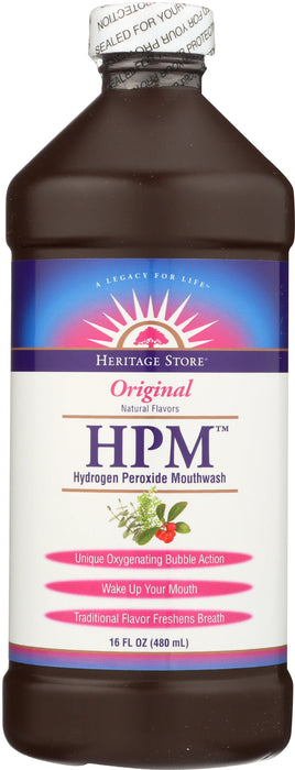 Hydrogen Peroxide Mouthwash, Eucalyptus Mint, 16 fl oz