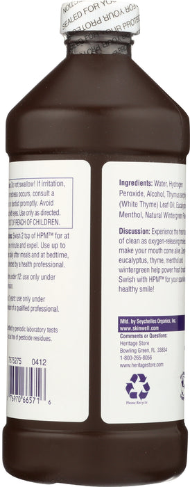 Hydrogen Peroxide Mouthwash, Eucalyptus Mint, 16 fl oz