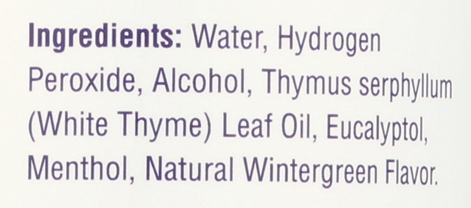 Hydrogen Peroxide Mouthwash, Eucalyptus Mint, 16 fl oz