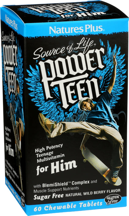 Power Teen, Multi for Him, 60 chew