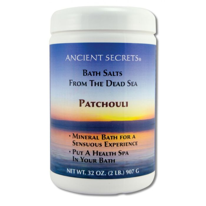 Dead Sea Bath Salts, Patchouli, 2 lb