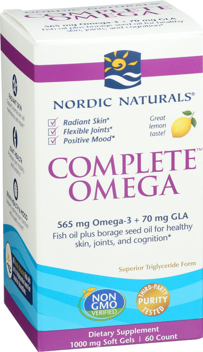 Complete Omega, 565mg 3s + 70mg 6s, 60sgel