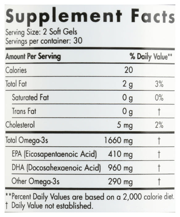 DHA Xtra, 1660mg, 60sgel