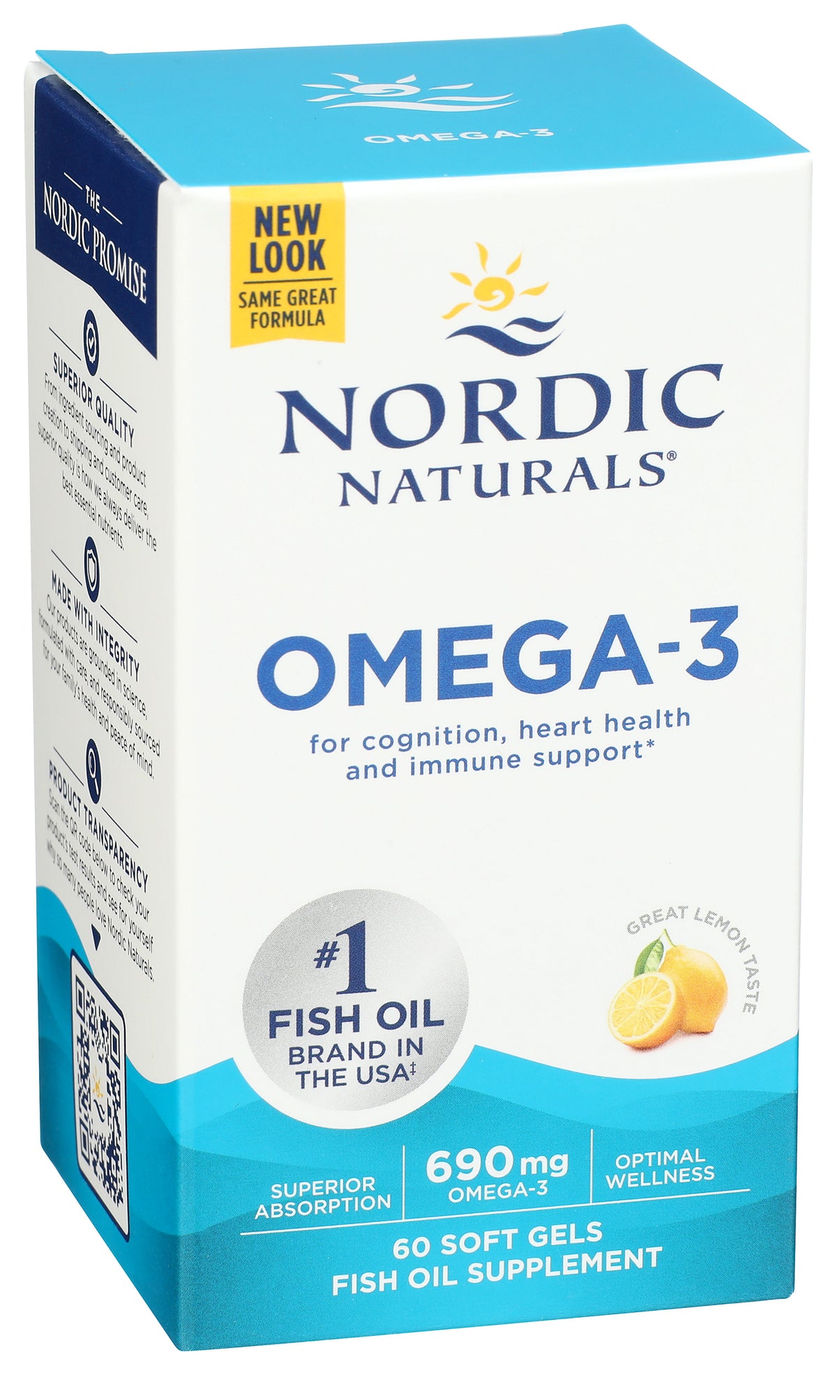 Omega 3, 690mg, 60sgel — Natures Pick Market