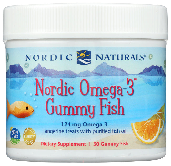 Omega-3, Gummy Fish, 124mg, 30ct