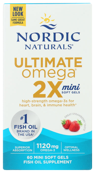 Ultimate Omega 2X Mini, 1120mg, 60 sgel