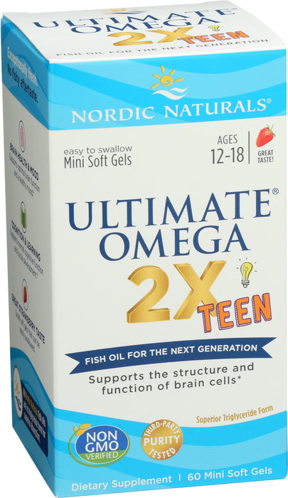 Ultimate Omega 2X TEEN, 1120mg, 60sgel