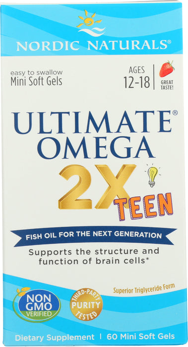 Ultimate Omega 2X TEEN, 1120mg, 60sgel