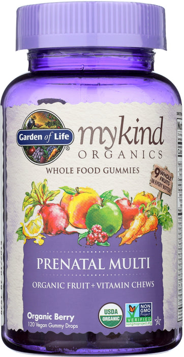 mykind Organics Prenatal Multi, 120 vgummy