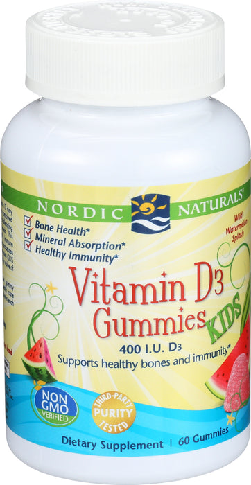 Vitamin D3 400IU, Watermelon, 60gummy