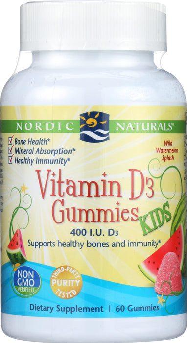 Vitamin D3 400IU, Watermelon, 60gummy