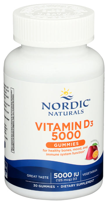 Vitamin D3 5,000IU (125 mcg), 30 gummy