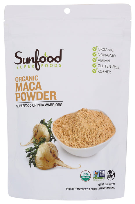 Maca Powder, Raw, Org, 8oz