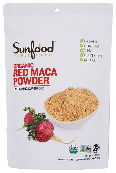 Maca Powder, Red, Org, 8oz