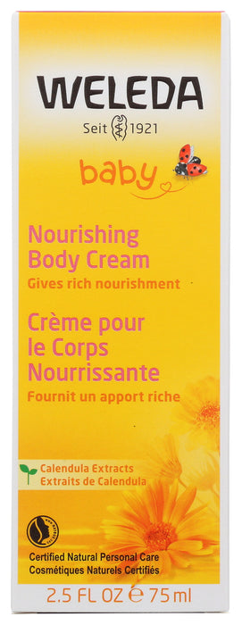 Nourishing Body Cream with Calendula, 2.5 floz