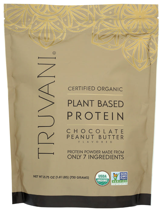 Plant Based Protein, Chocolate Peanut Butter, Org, 20 Serv/23.63 oz