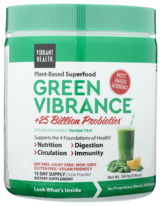 Green Vibrance Powder, 15 serv