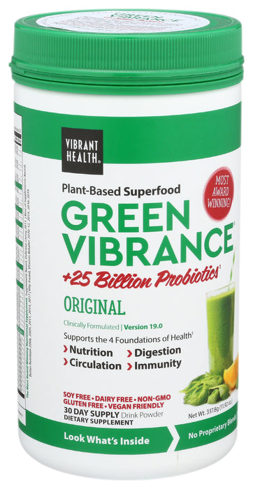 Green Vibrance Powder, 30 serv