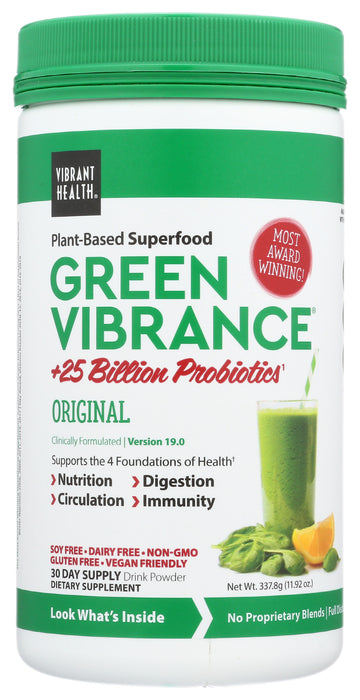 Green Vibrance Powder, 30 serv