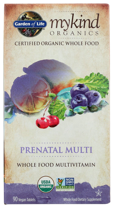 mykind Organics Prenatal Multi, 90 tab