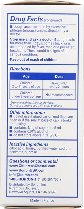 Children's Chestal Honey 6.7 oz