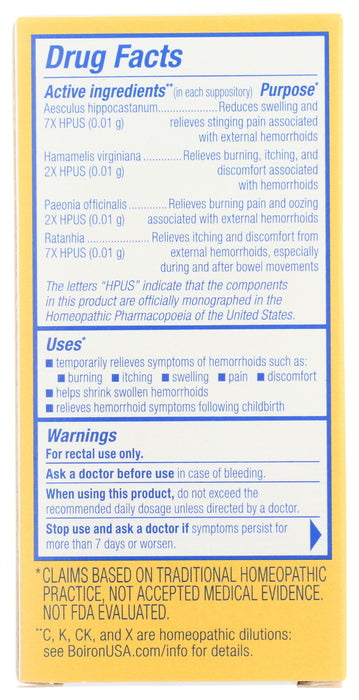 Hemcalm Suppositories, 10 ct