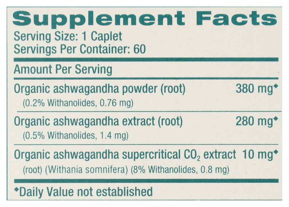 Ashwagandha, 60 capl