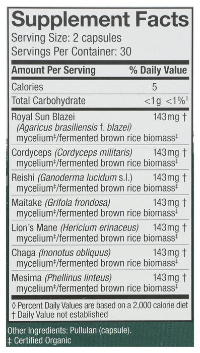 Stamets 7 Capsules, 60 vcap