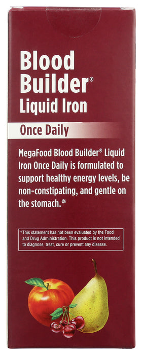 Blood Builder Liquid Iron, Once Daily, Orchard Fruit, 7.7 floz