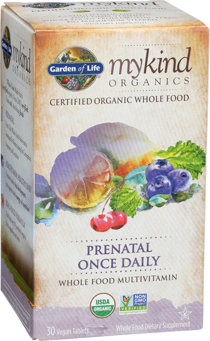 mykind Organics Prenatal Once Daily, 30 tab