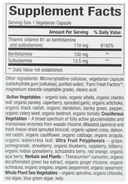 BioCoenz Benfotiamine 15mg, 30vcap