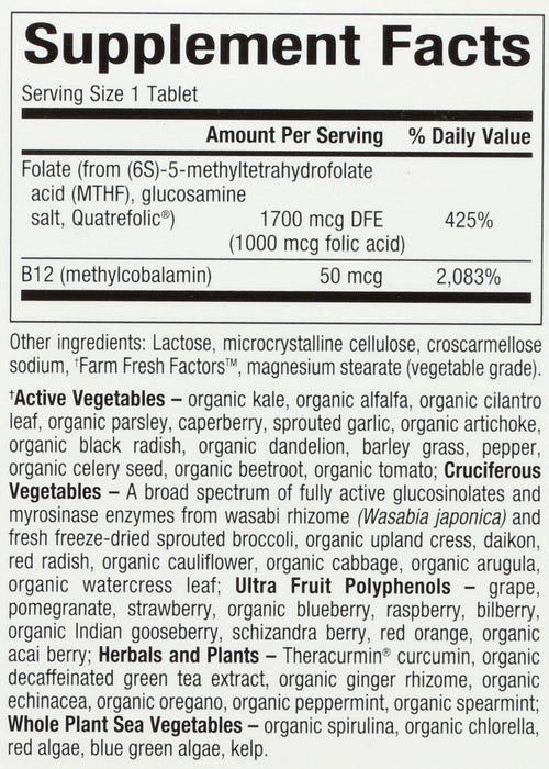 BioCoenz Methylfolate 1000mcg, 60tab