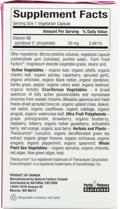 BioCoenz Pyridoxal 5'-phosphate 50mg, 30vcap