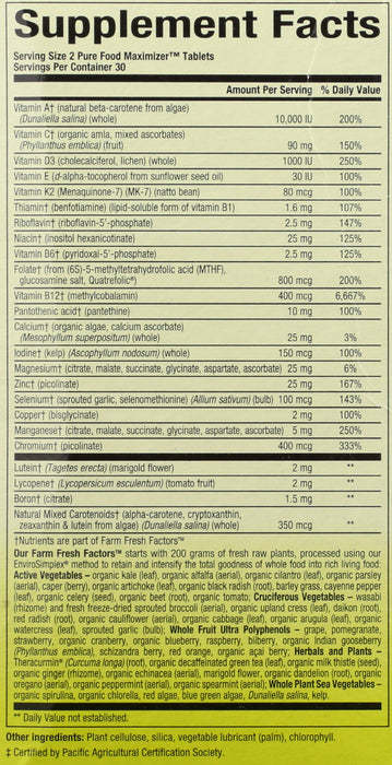 Men's Multi, Pure Food, 60tab