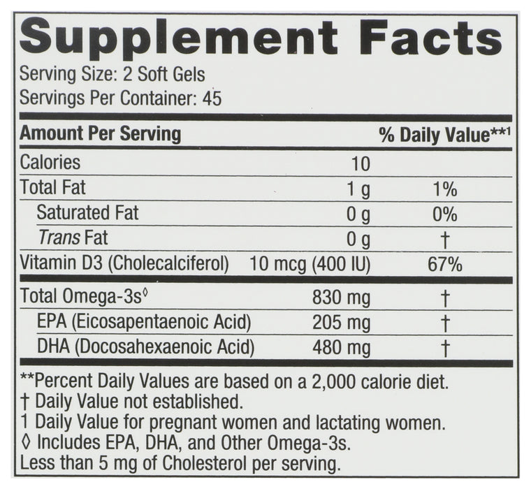 DHA Prenatal 830mg, Strawberry, 90 sgel