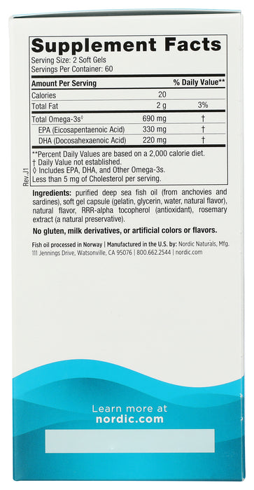 Omega 3, 690mg, 120sgel