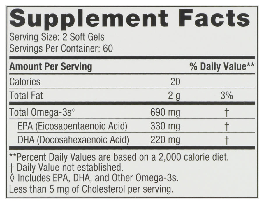 Omega 3, 690mg, 120sgel