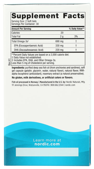 Omega 3, 690mg, 60sgel