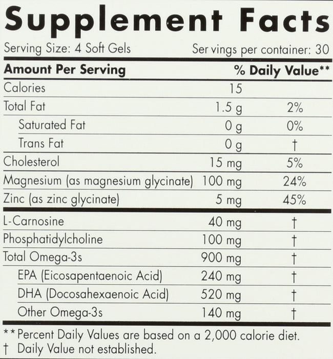 Omega Focus Junior, 900mg, 120sgel