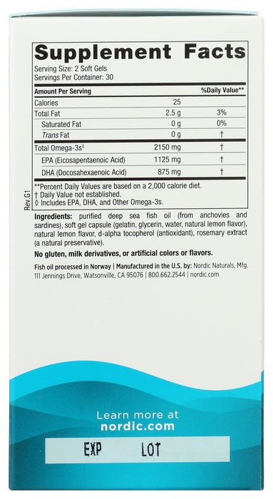 Ultimate Omega 2X, 2150mg, 60sgel