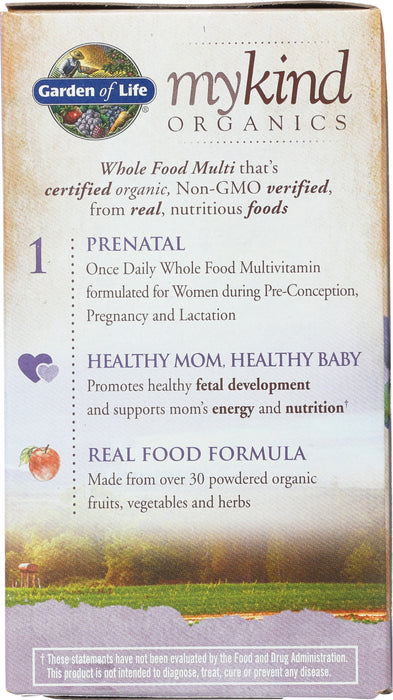 mykind Organics Prenatal Once Daily, 30 tab