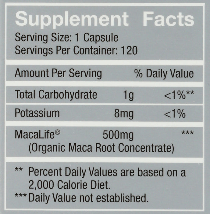 Femmenessence MacaLife, 120 vcap