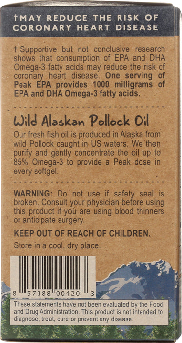 Peak EPA, 1000mg, 120 sgel