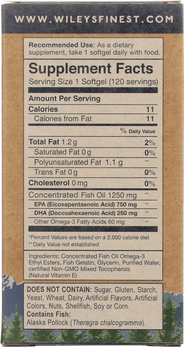 Peak EPA, 1000mg, 120 sgel
